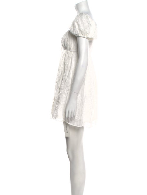 Reformation Square Neckline Mini Dress