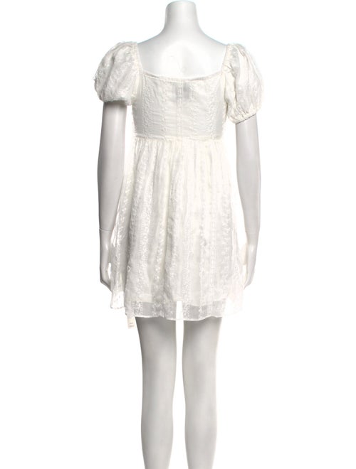 Reformation Square Neckline Mini Dress