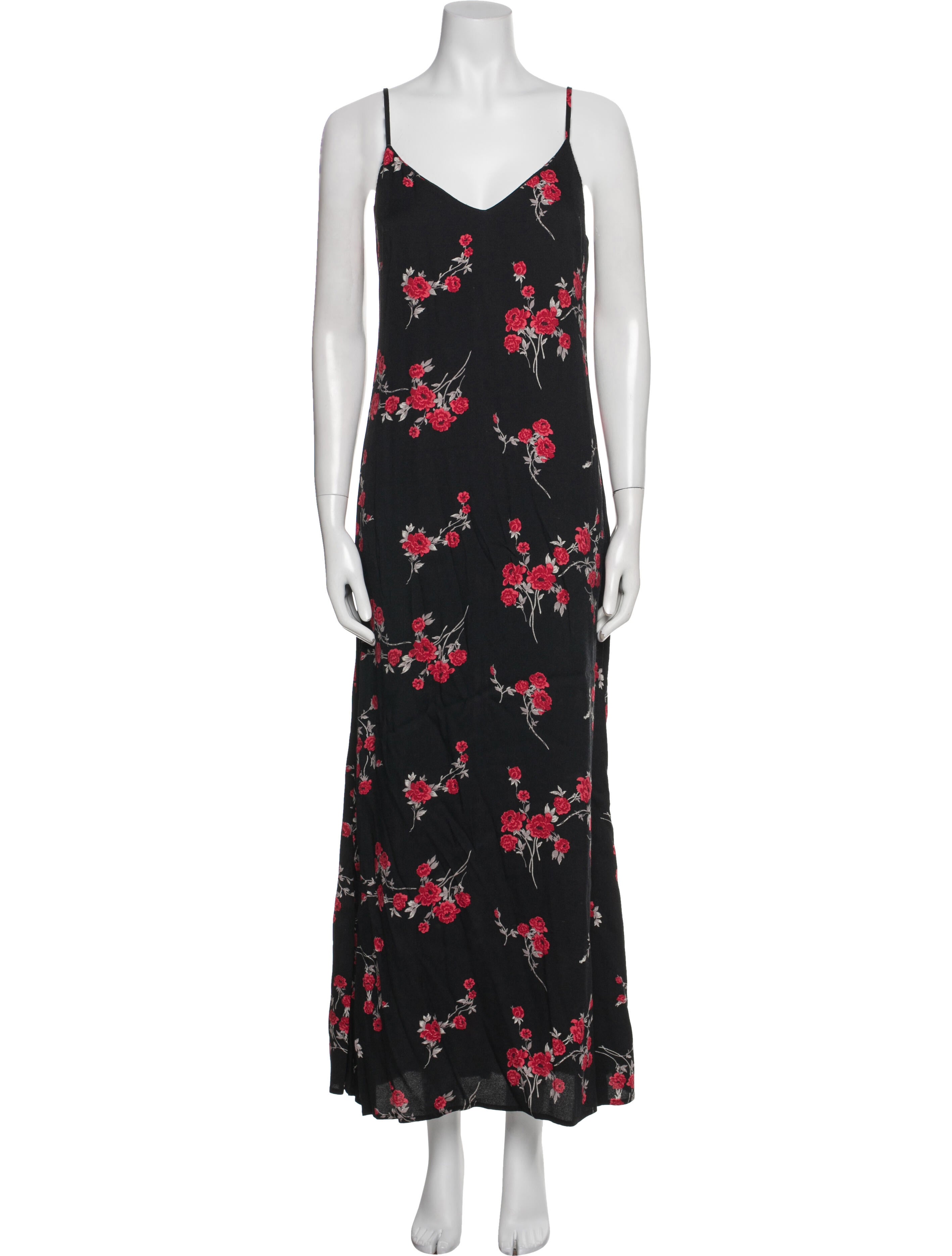 Reformation Floral Print Long Dress