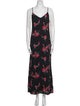Reformation Floral Print Long Dress