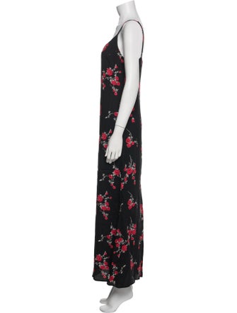 Reformation Floral Print Long Dress