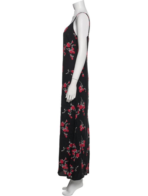 Reformation Floral Print Long Dress