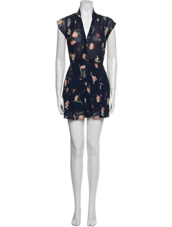 Reformation Floral Print Mini Dress
