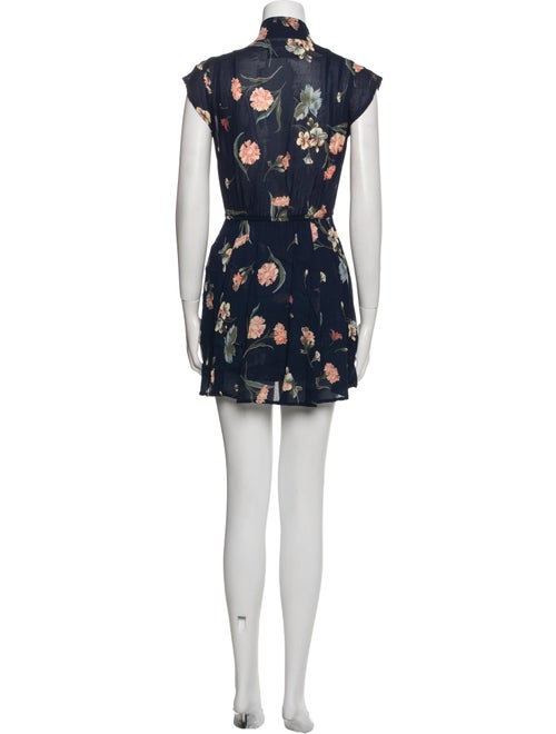 Reformation Floral Print Mini Dress