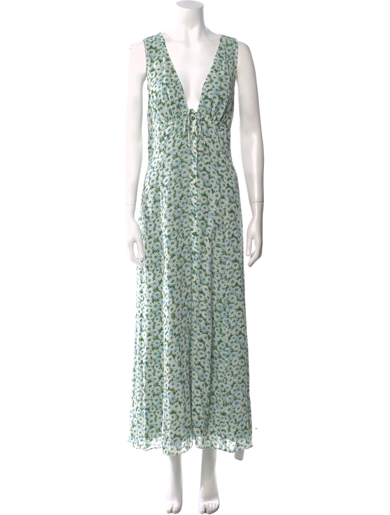 Reformation Printed Long Dress