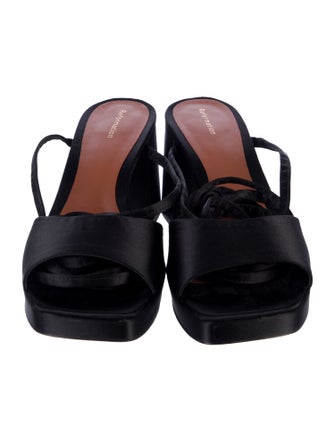 Reformation Satin Sandals