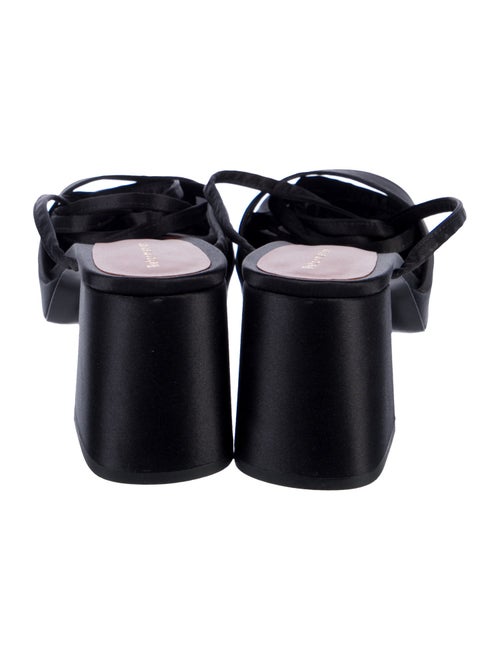 Reformation Satin Sandals