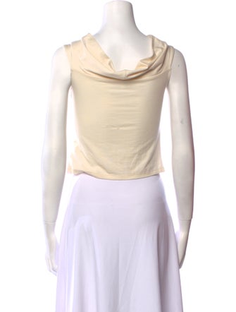 Reformation V-Neck Sleeveless Crop Top