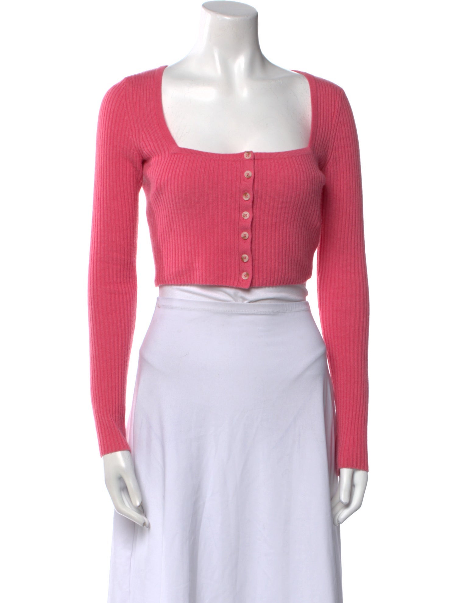 Reformation Cashmere Square Neckline Sweater