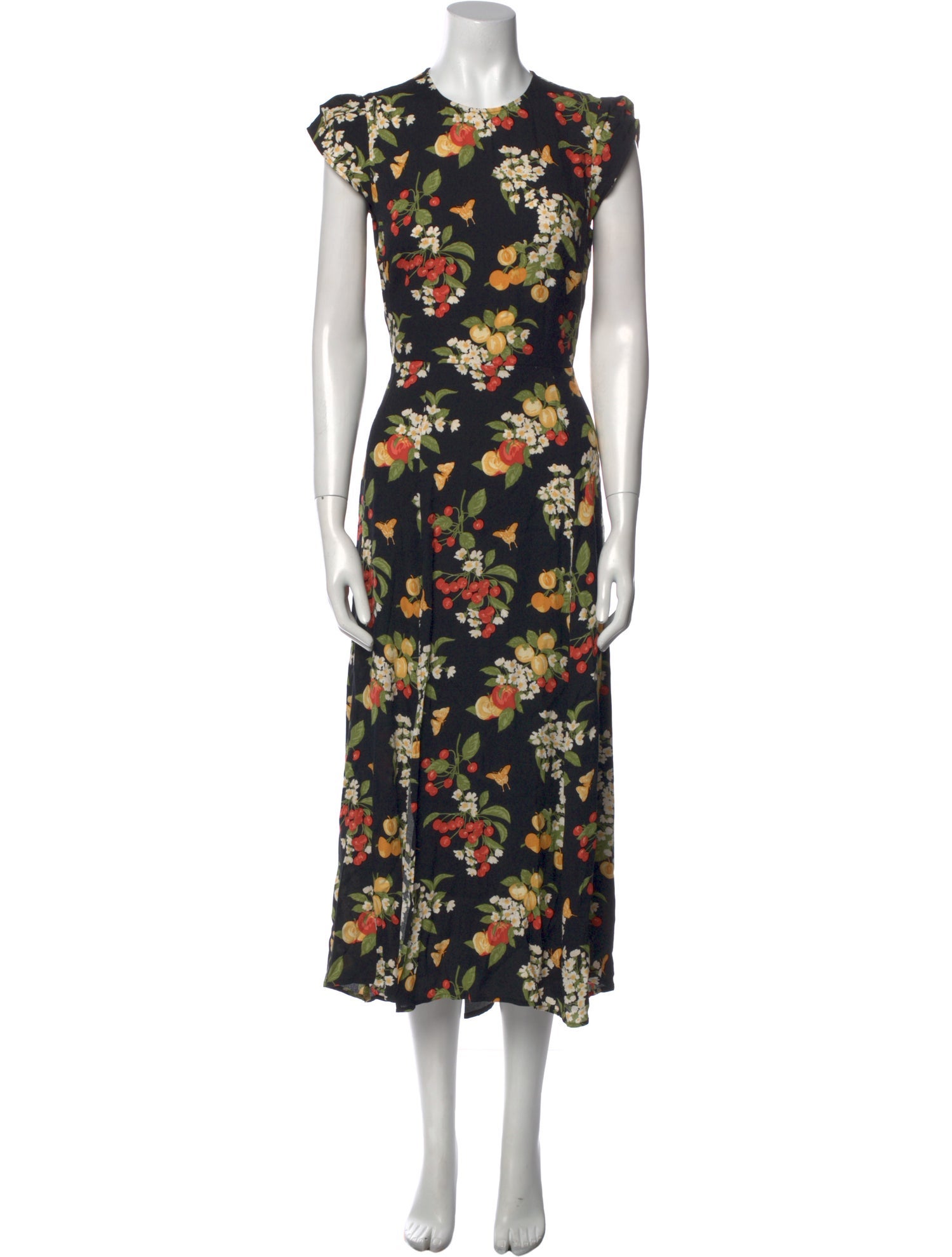 Reformation Floral Print Long Dress