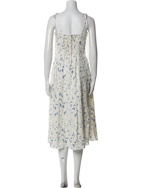 Reformation Linen Midi Length Dress