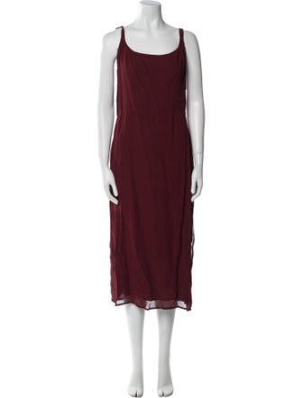 Reformation Scoop Neck Long Dress