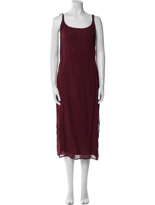 Reformation Scoop Neck Long Dress