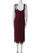 Reformation Scoop Neck Long Dress