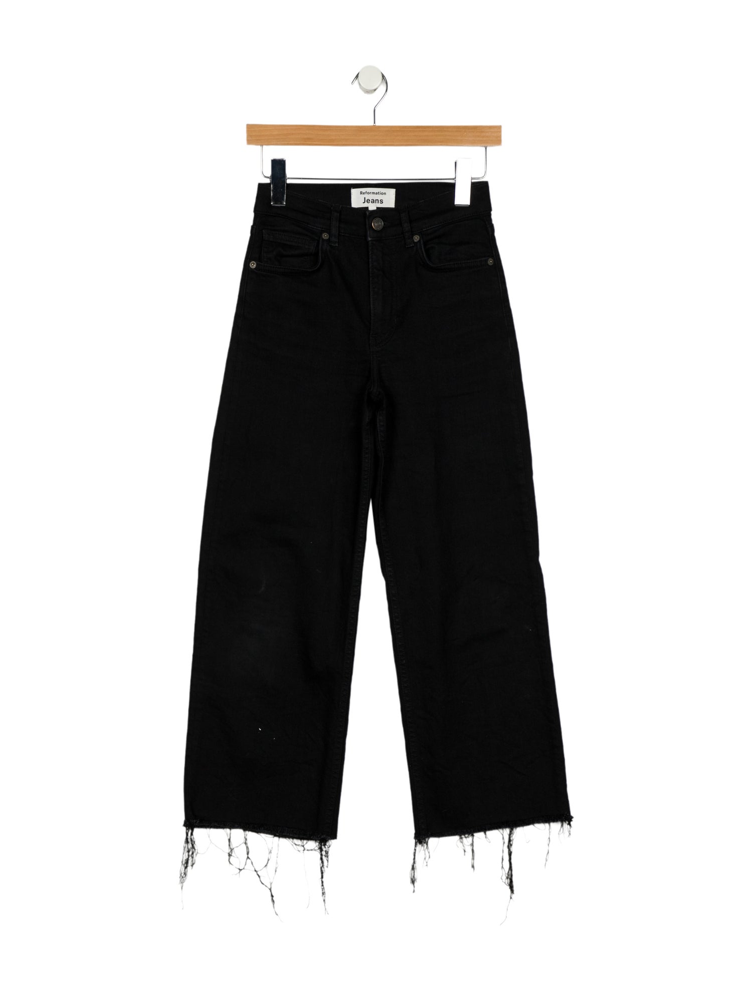 Reformation Mid-Rise Wide Leg Jeans