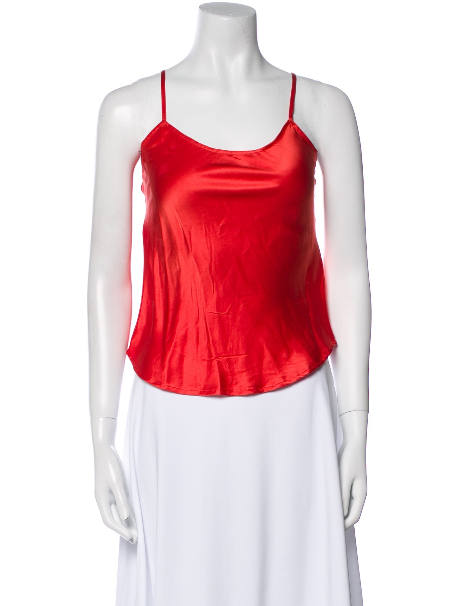 Reformation Silk Scoop Neck Top