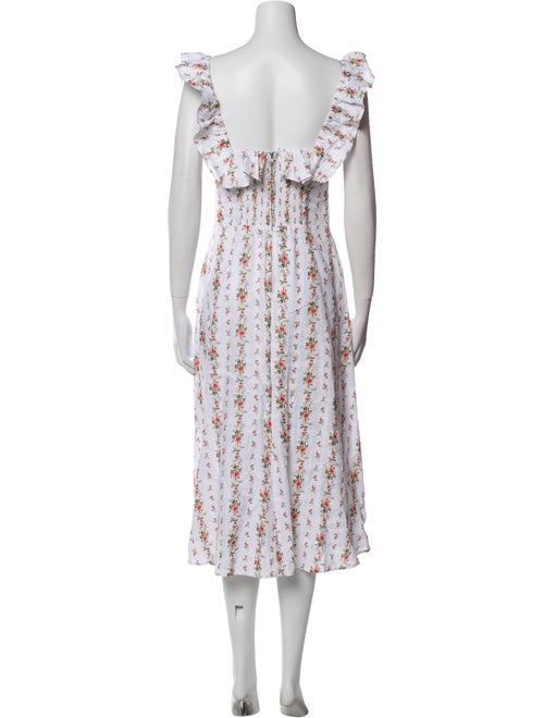 Reformation Linen Midi Length Dress