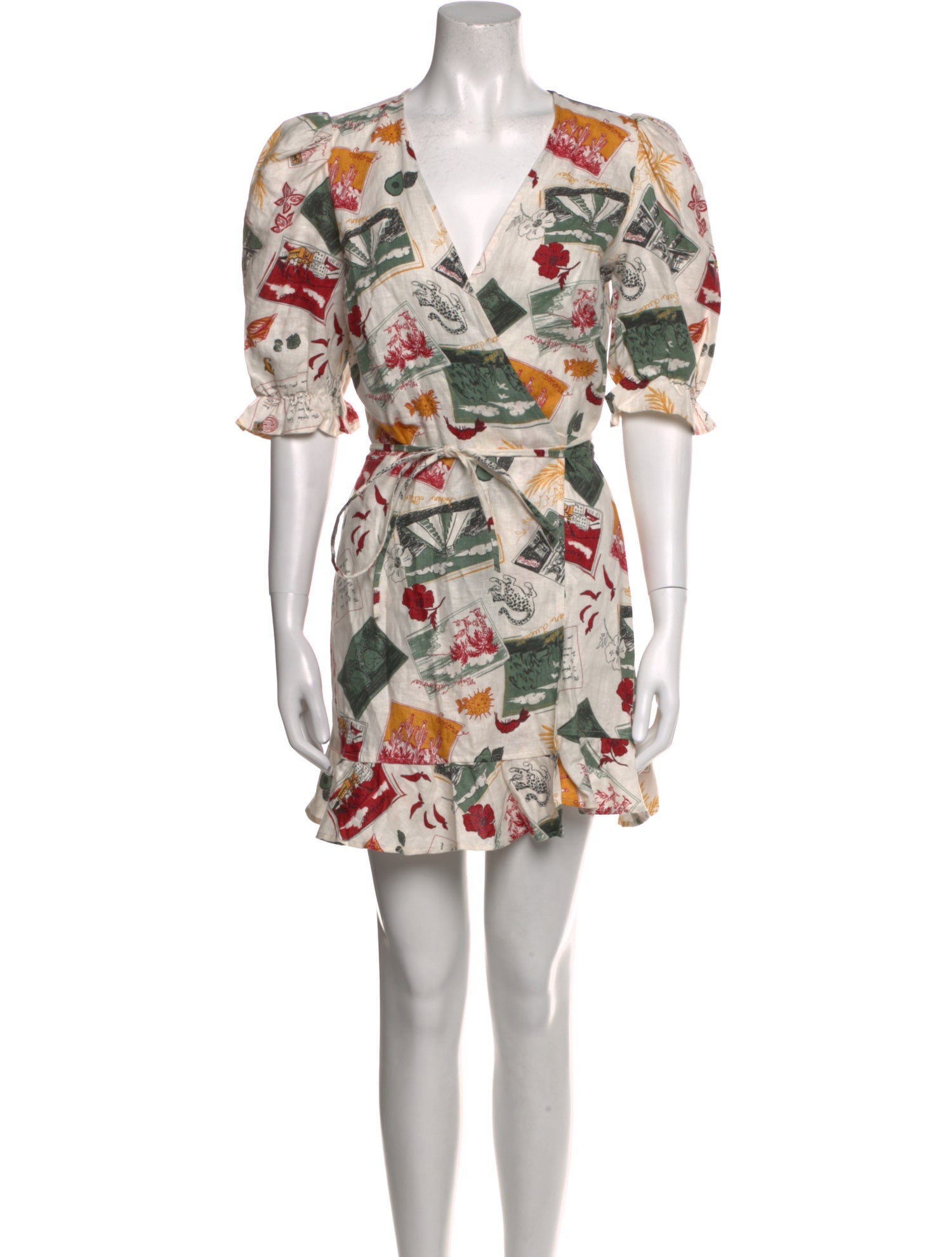 Reformation Printed Mini Dress w/ Tags