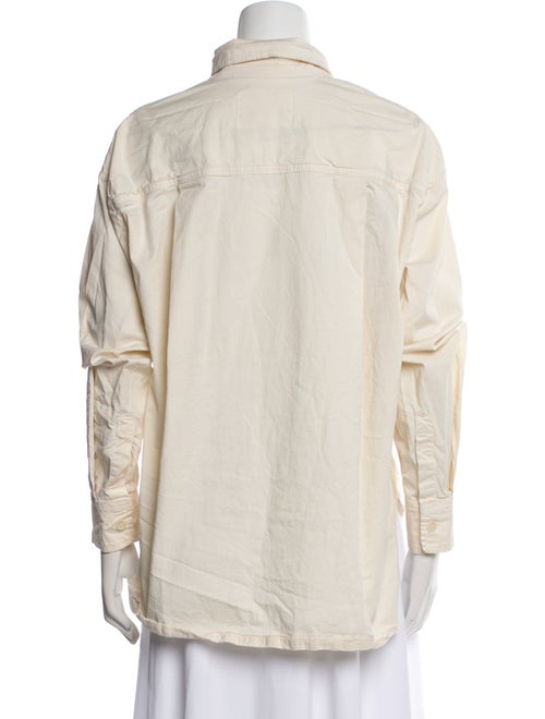 Reformation Long Sleeve Button-Up Top