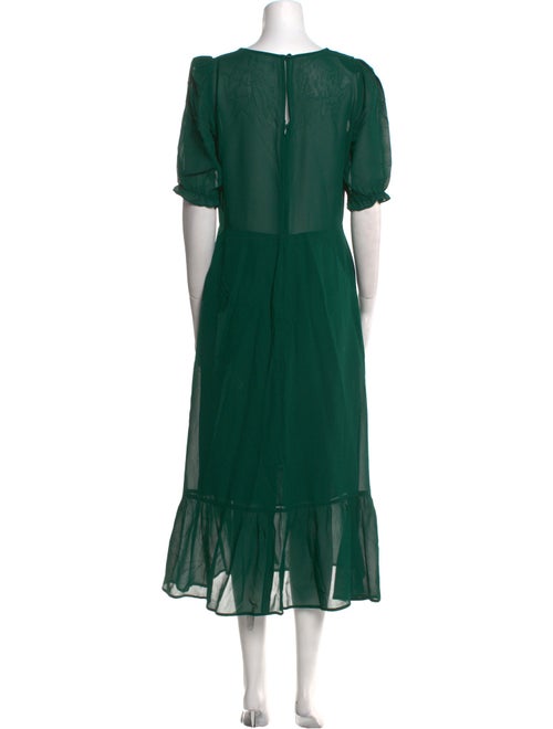 Reformation V-Neck Long Dress