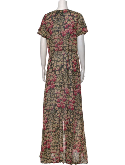 Reformation Floral Print Long Dress