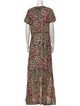 Reformation Floral Print Long Dress