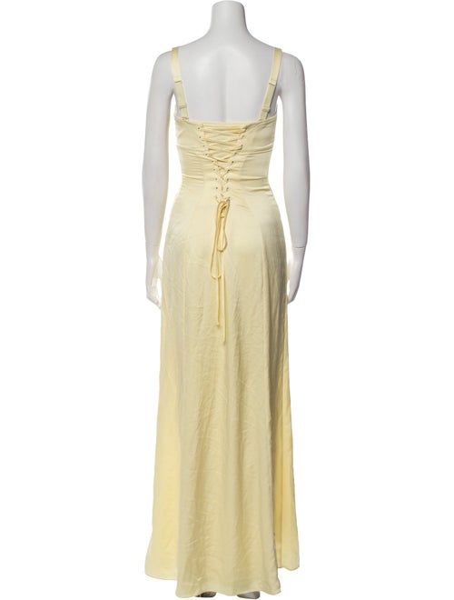 Reformation Square Neckline Long Dress