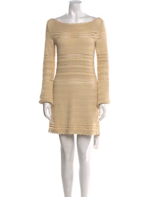 Reformation Bateau Neckline Mini Dress