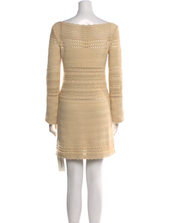 Reformation Bateau Neckline Mini Dress