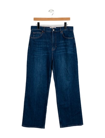 Reformation Mid-Rise Wide Leg Jeans