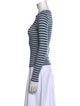 Reformation Striped Crew Neck Top