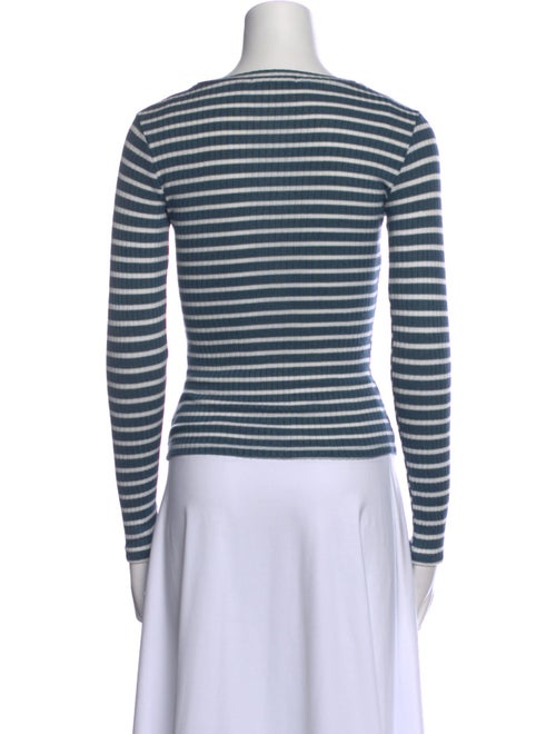 Reformation Striped Crew Neck Top