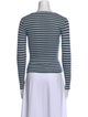 Reformation Striped Crew Neck Top