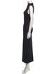 Reformation Mock Neck Long Dress