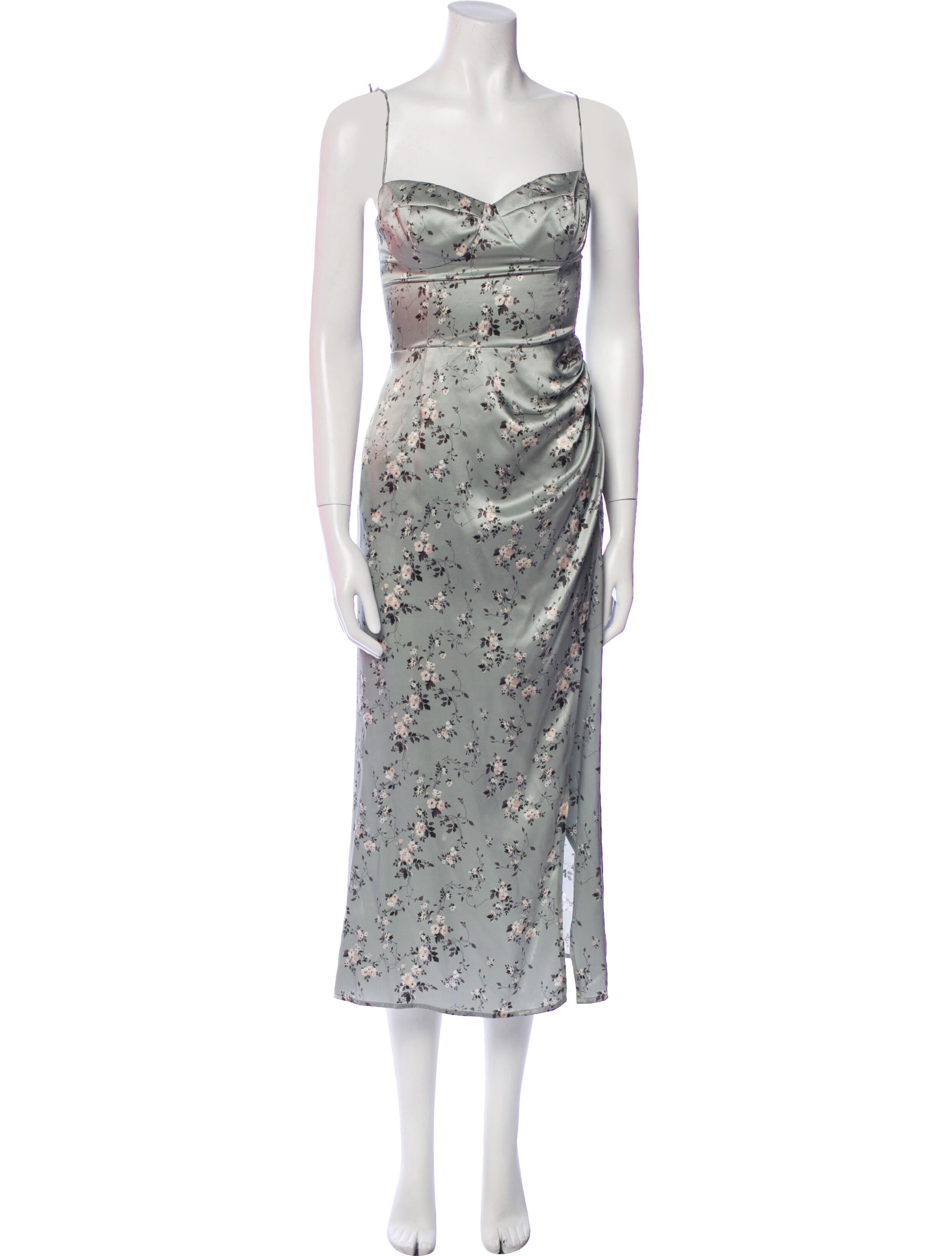 Reformation Silk Midi Length Dress