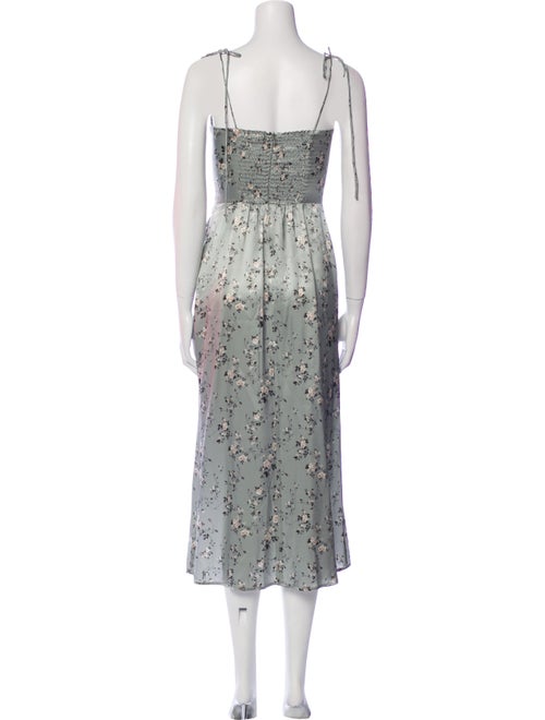 Reformation Silk Midi Length Dress