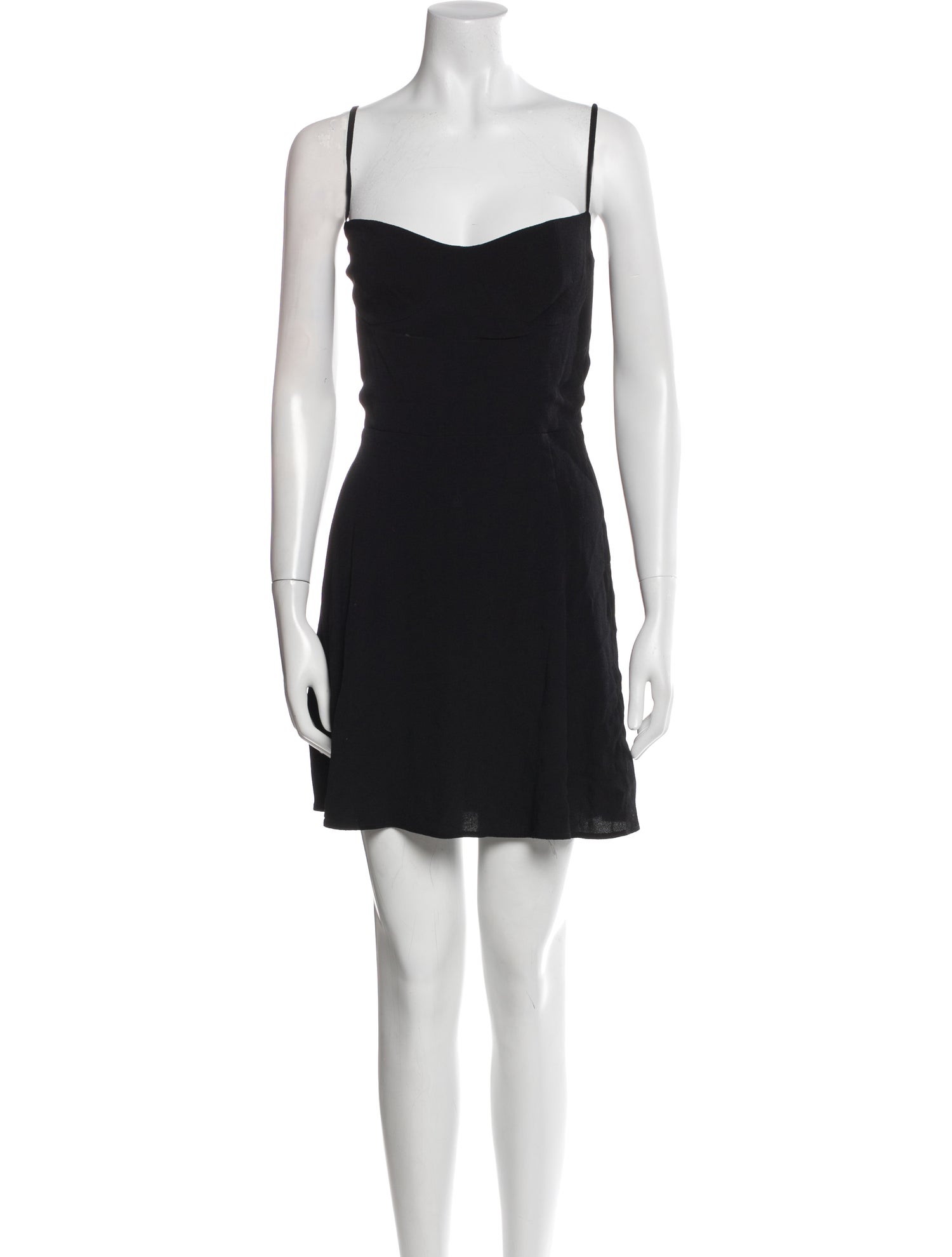 Reformation Square Neckline Mini Dress