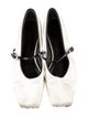 Reformation Satin Mary Jane Flats