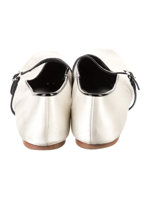 Reformation Satin Mary Jane Flats