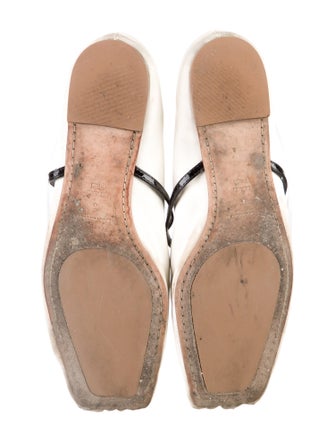 Reformation Satin Mary Jane Flats