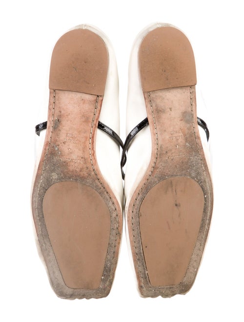 Reformation Satin Mary Jane Flats