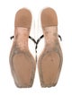 Reformation Satin Mary Jane Flats
