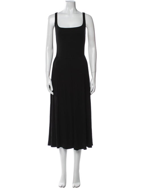 Reformation Square Neckline Midi Length Dress