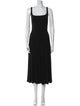 Reformation Square Neckline Midi Length Dress