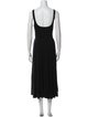 Reformation Square Neckline Midi Length Dress