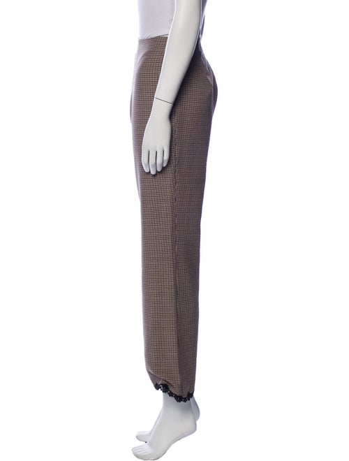 Reformation Plaid Print Wide Leg Pants