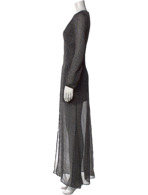 Reformation Printed Long Dress