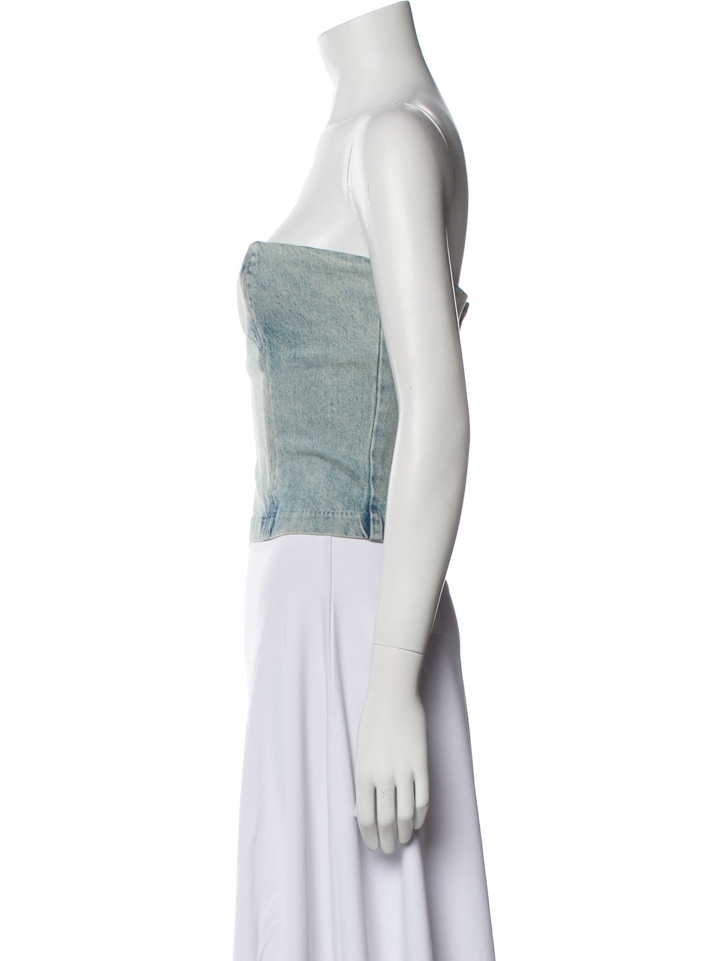 Reformation Strapless Crop Top