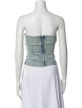 Reformation Strapless Crop Top