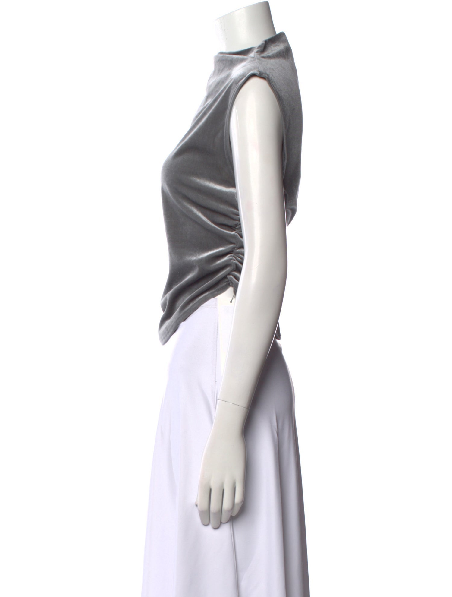 Reformation Cowl Neck Sleeveless Crop Top